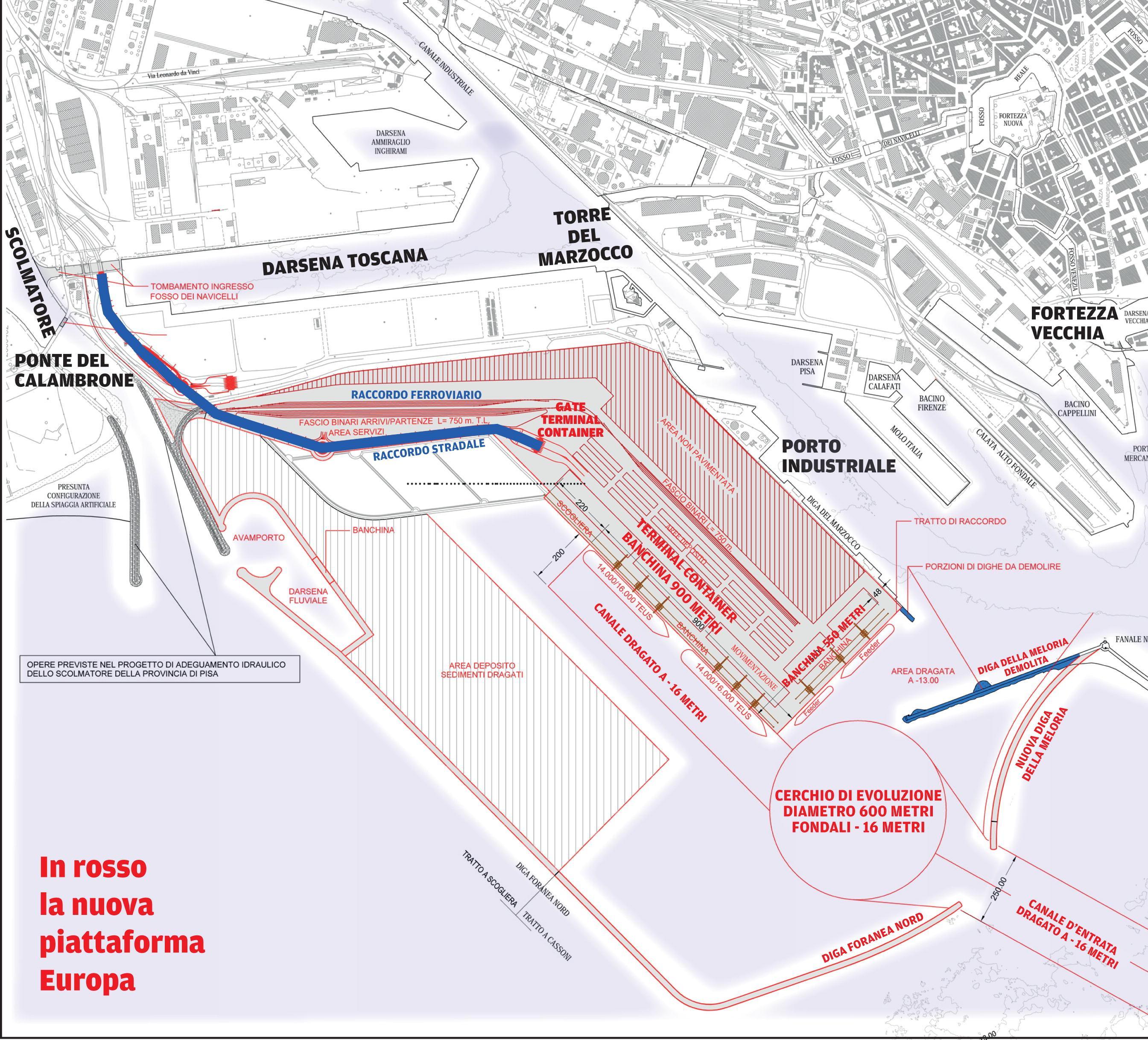 Il progetto della Darsena Europa