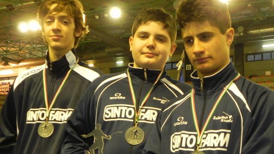 Bronzo per i baby spadisti