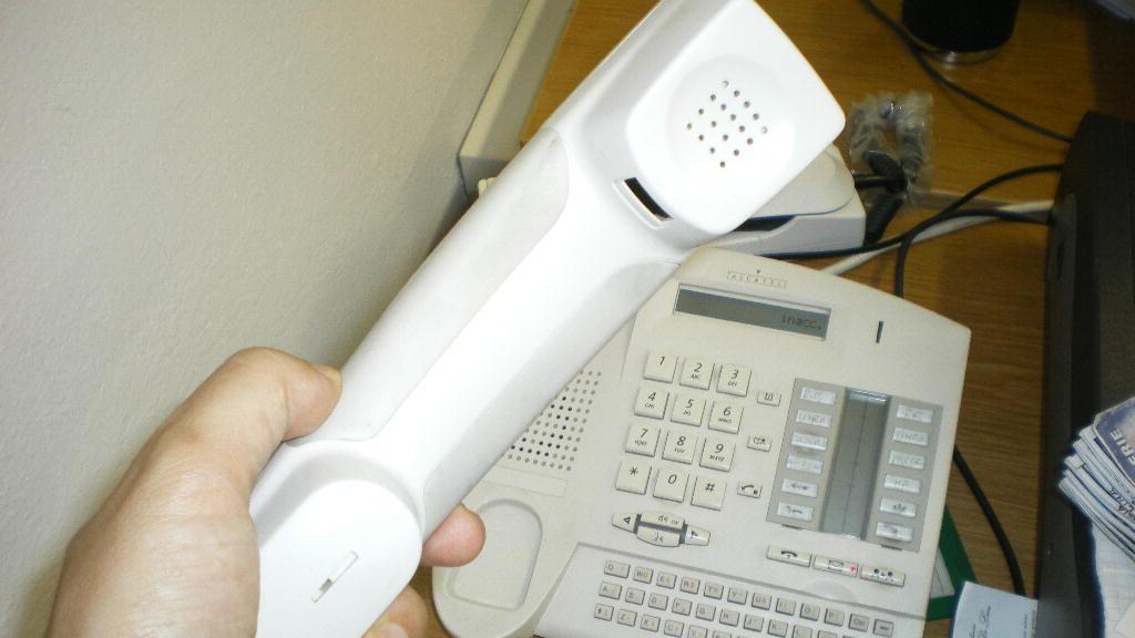 Un telefono guasto