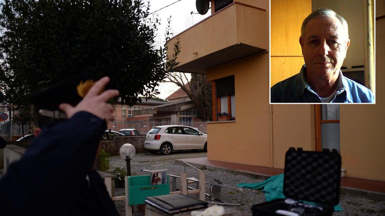 Il luogo della tragedia e una foto di Fabio Carloni