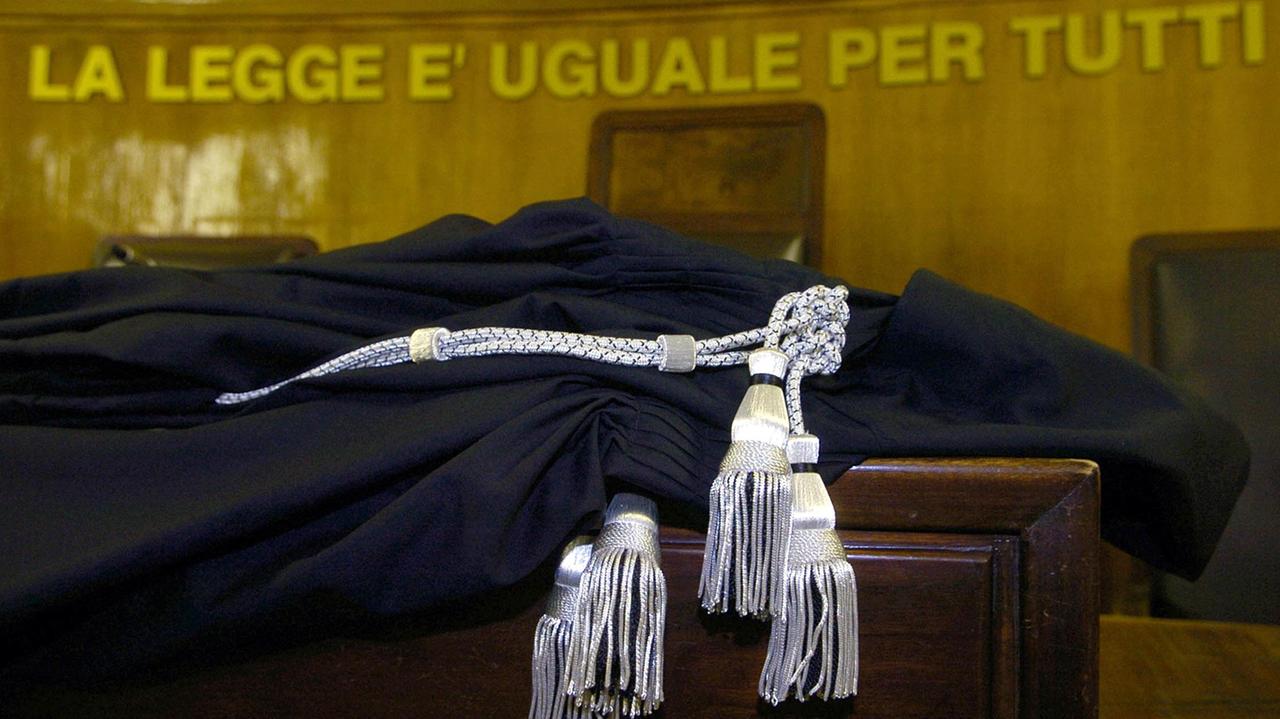 L'aula di un tribunale