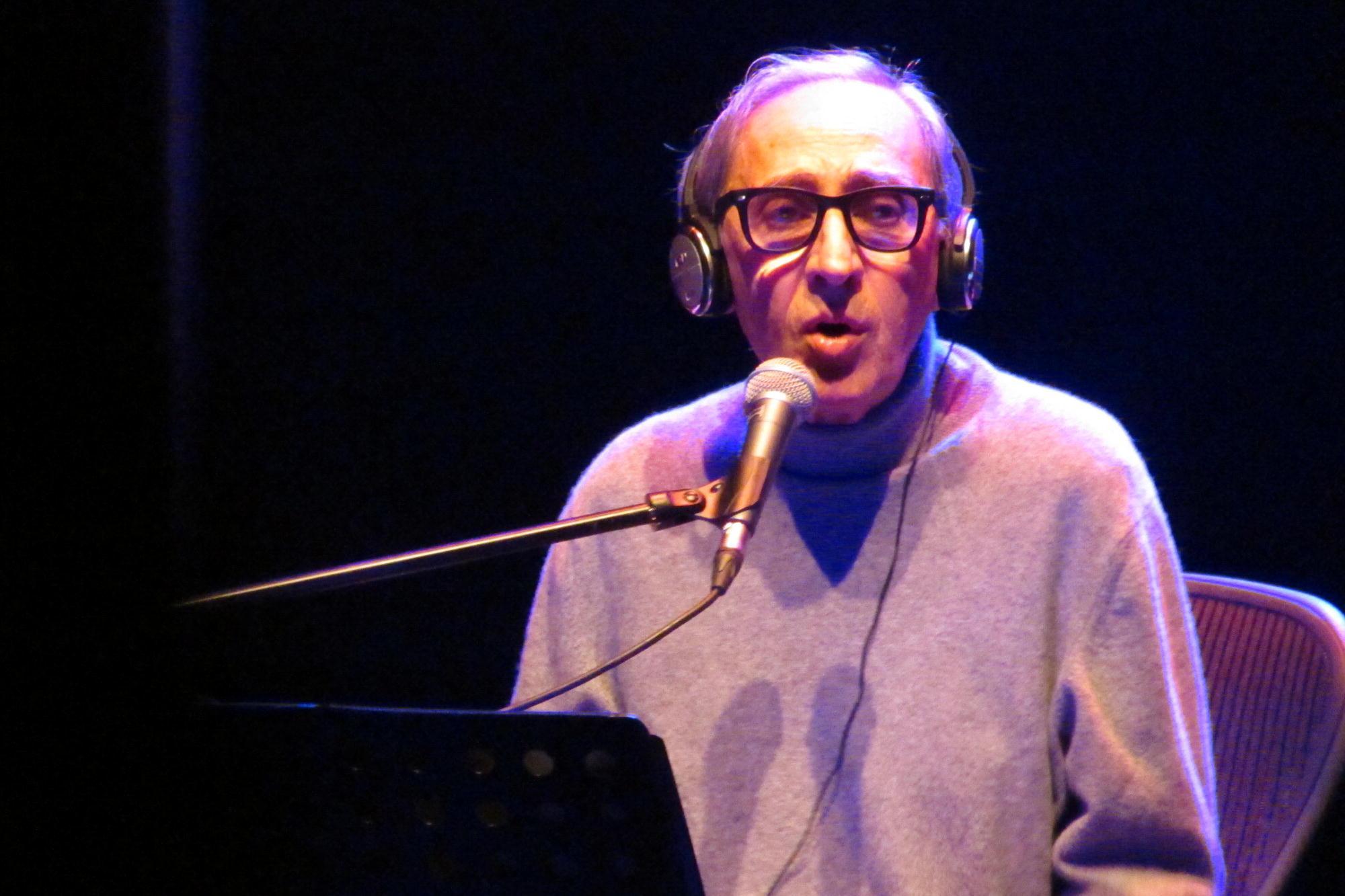 Il cantautore siciliano Franco Battiato 
