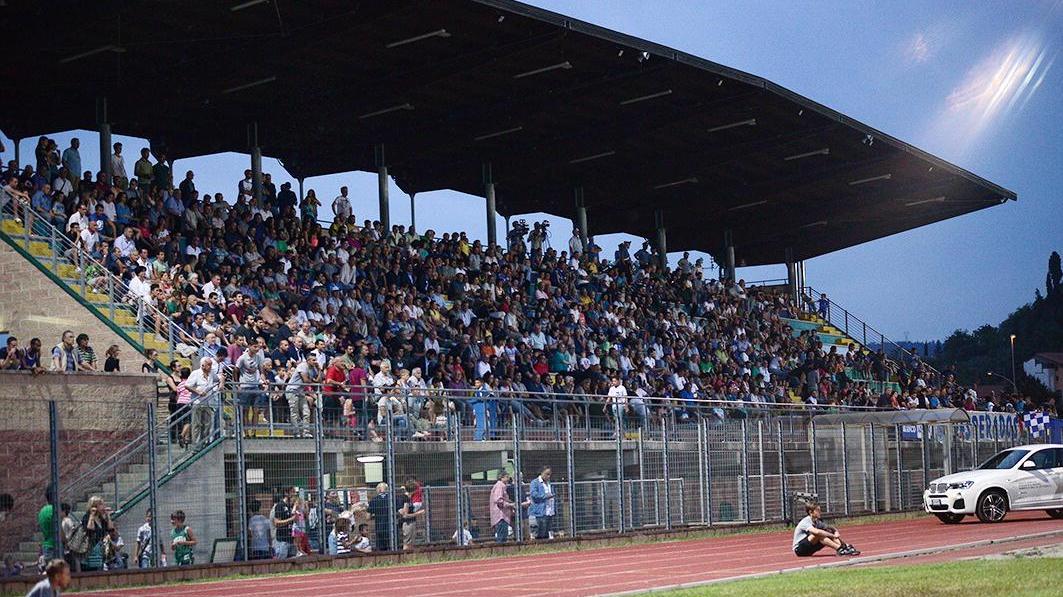 Lo stadio di Montelupo Fiorentino