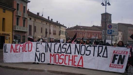 La manifestazione a Bondeno