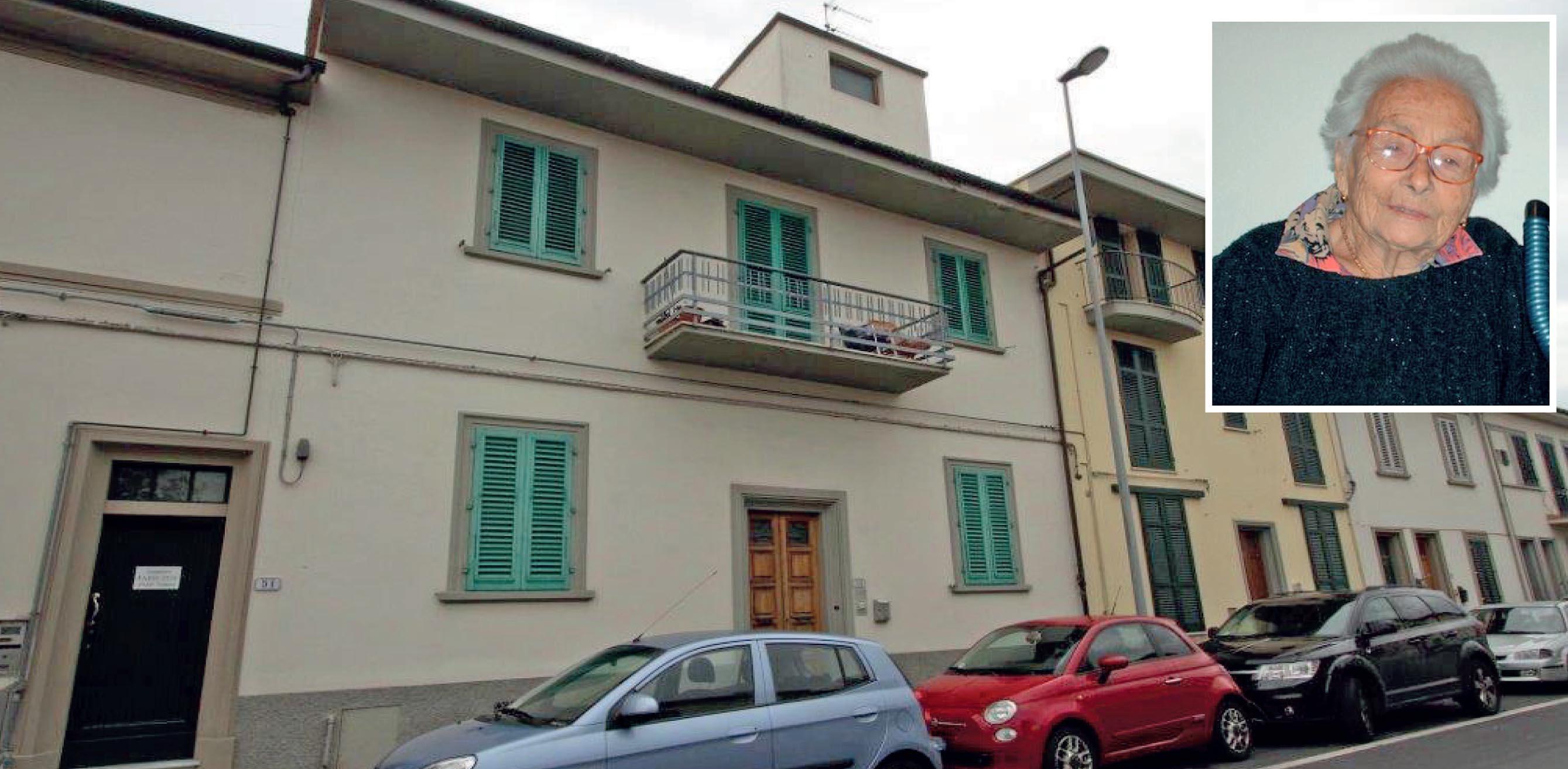 L'appartamento e in alto Alaide Arrighi