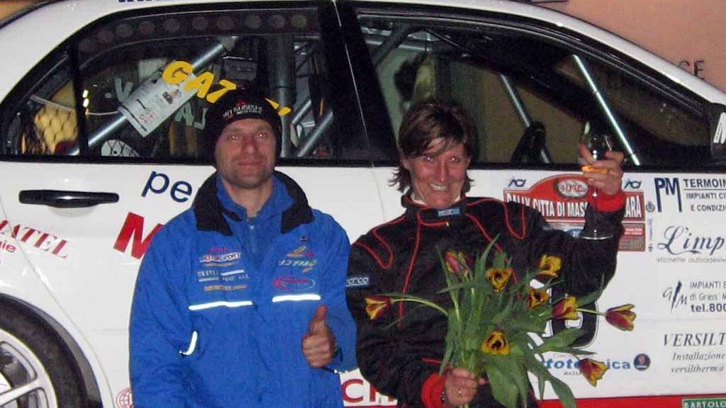 Valerio Catelani e Daniele Bertoneri, pilota e navigatori morti nella 47esima edizione del rally Città di Lucca