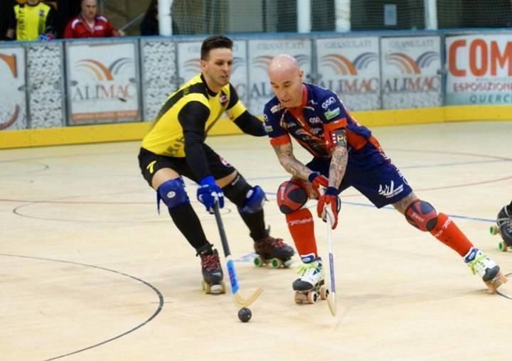 Pedro Gil in azione nella sfida con il Pieve (foto Gabriele Baldi)