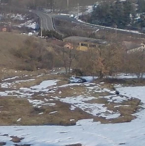 Frana minaccia una casa alla Vecchia 