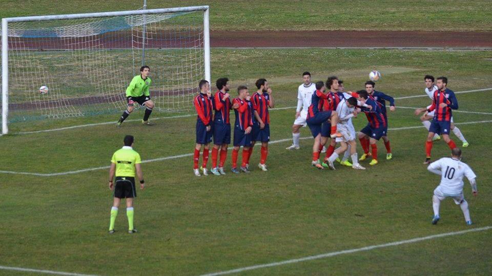 Il gol di Lacheheb dal post di Stefano Roller team sulla pagina FB del club i biancocelesti