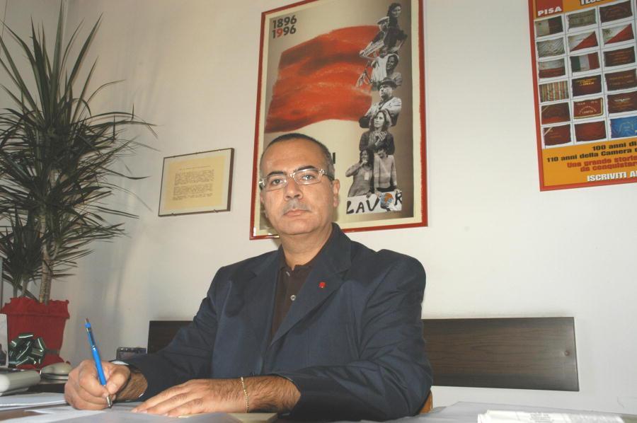 Gianfranco Francese, segretario generale della Cgil in provincia di Pisa
