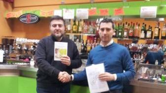 Andrea Barni (Arci) e Garbin Guarducci (Banca di Prato)
