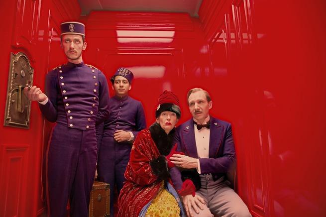 Una scena del film "Grand Budapest Hotel"
