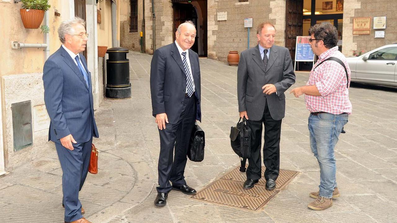 Eliseo Paolicchi, a sinistra, con Issad Rebrab (foto Paolo Barlettani)