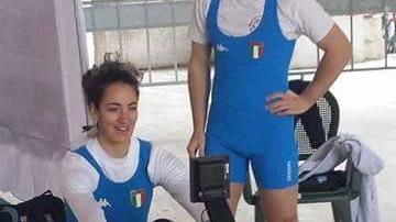 Trivella e Carbone durante il vittorioso tentativo di record