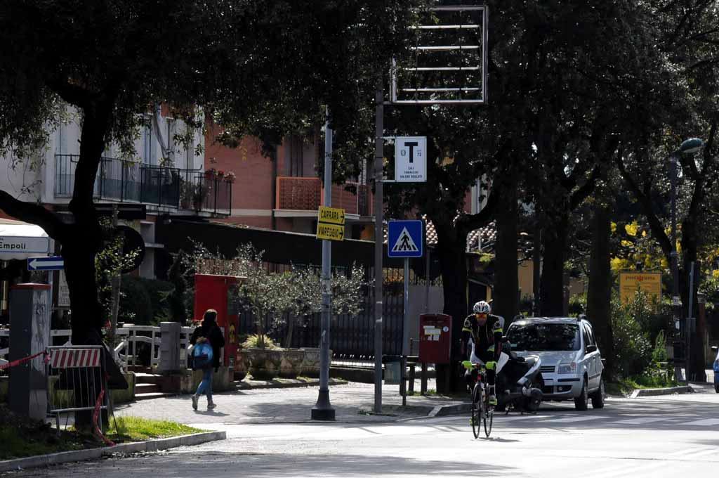La zona dell'accoltellamento (foto Cufffaro)