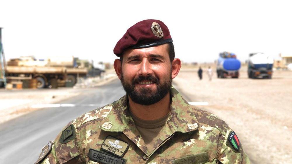 Il tenente colonnello Alessandro Albamonte (foto Laura Lezza)