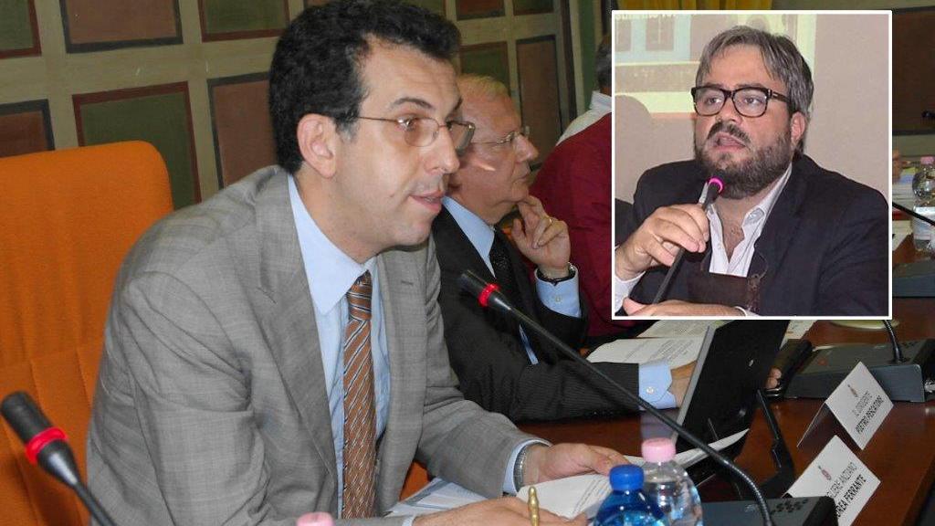 Andrea Ferrante e, nel riquadro, Giuseppe Forte
