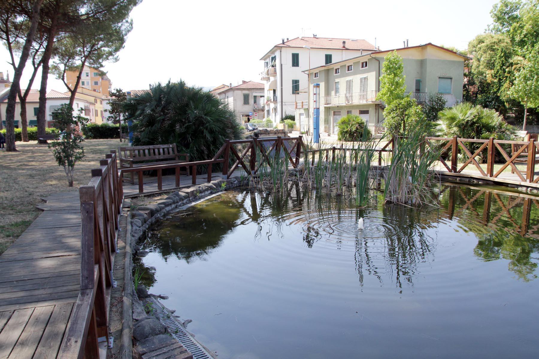 Una veduta dle parco pubblico di via Cividale 