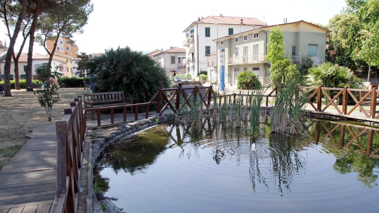 Una veduta dle parco pubblico di via Cividale