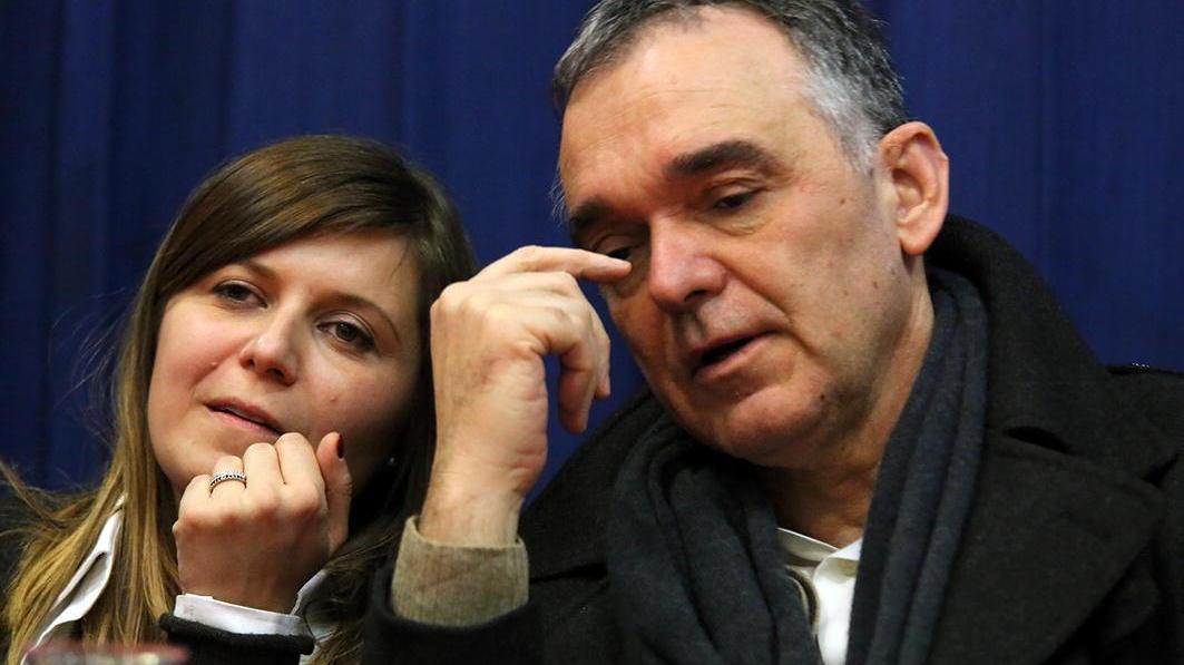 Il sindaco Brenda Barnini con il governatore Enrico Rossi
