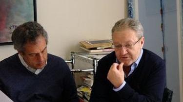 Da sinistra, Mario Sesti e Loriano Valentini