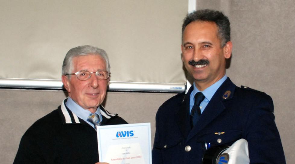 L’Avis di Argenta e il vigile donatore La festa è per due