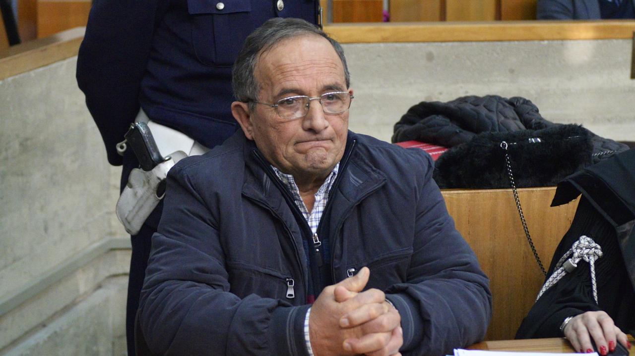 Antonino Bilella durante un'udienza del processo a suo carico (foto Bf)