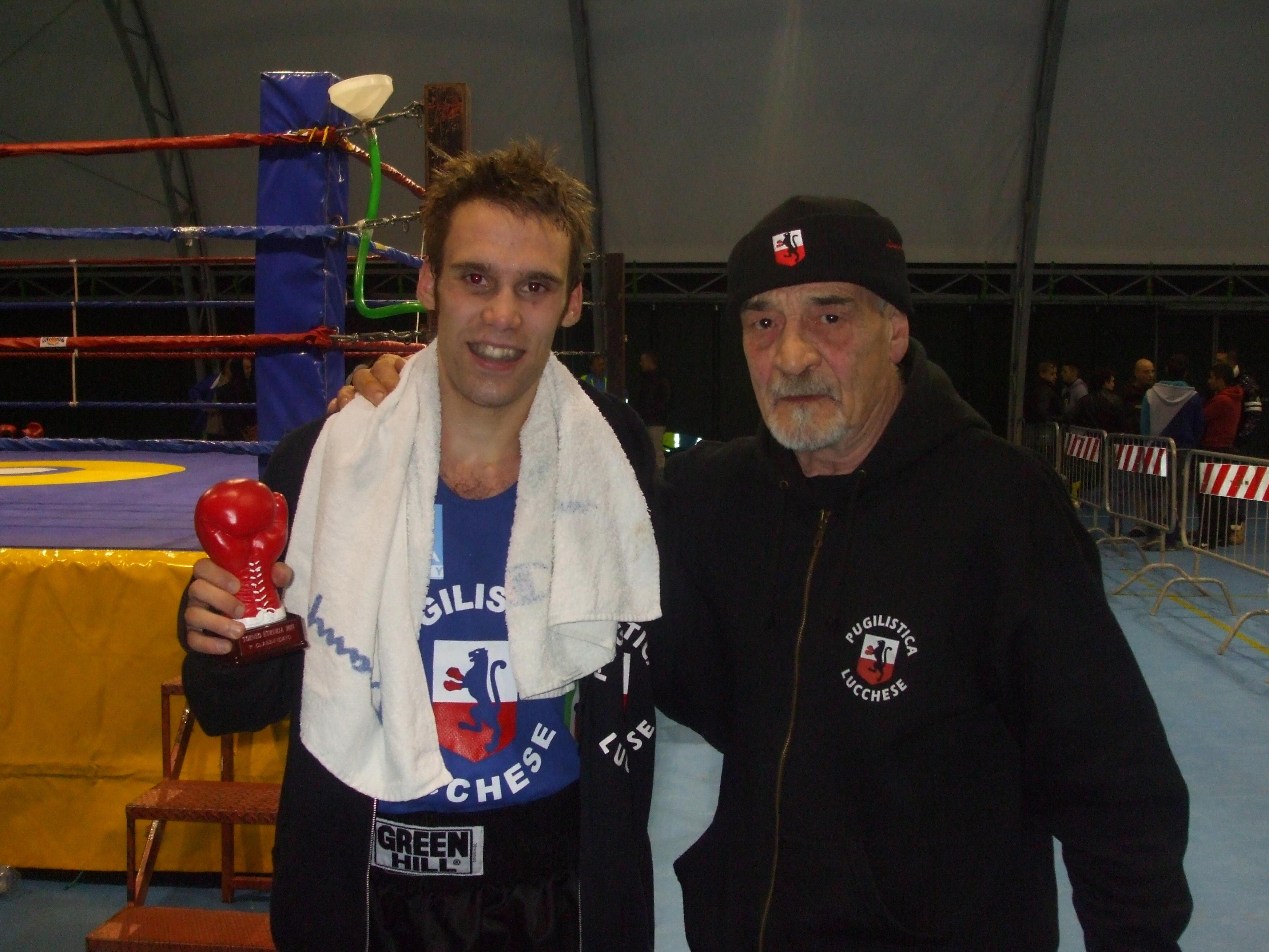 Monselesan insieme a Guglielmo Giovannetti
