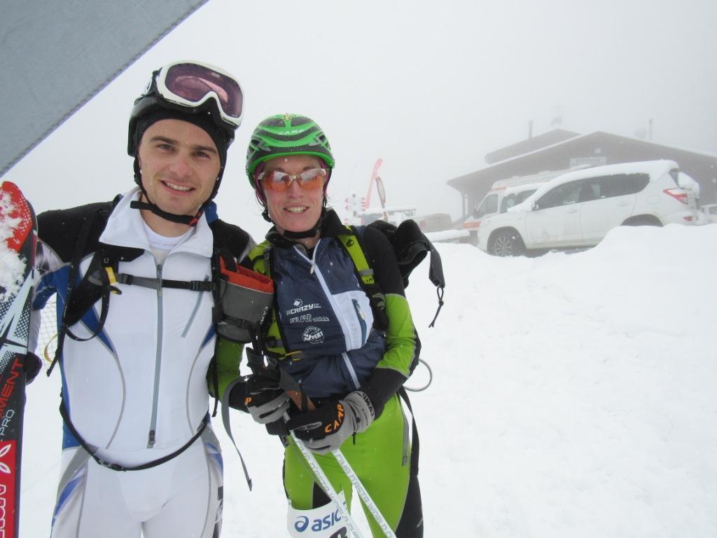 Loris Zanni il primo classificato nel Vertical