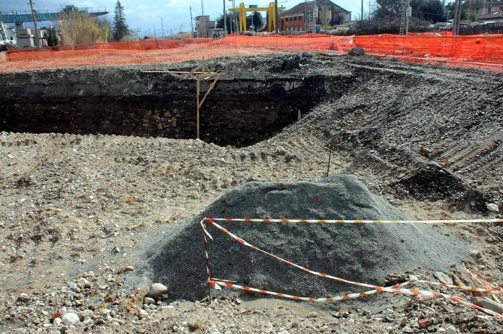 Il luogo dove è stata trovata la bomba