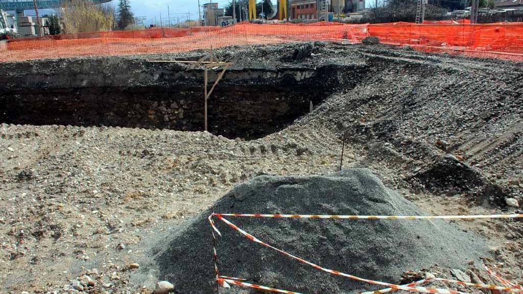 Il luogo dove è stata trovata la bomba