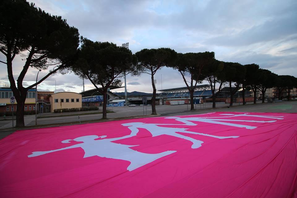 La bandiera al Castellani