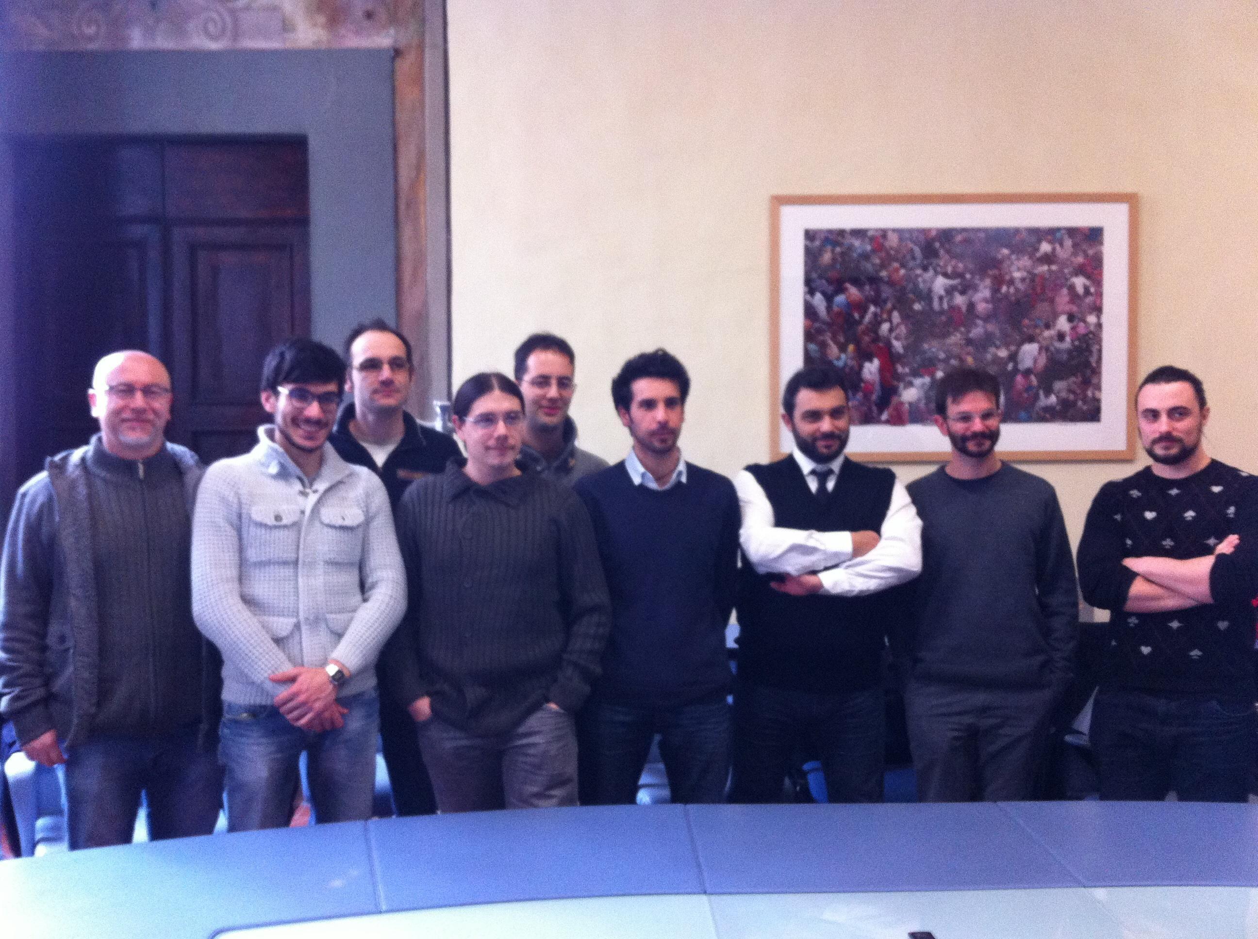 I partecipanti al corso di formazione per programmatore informatico