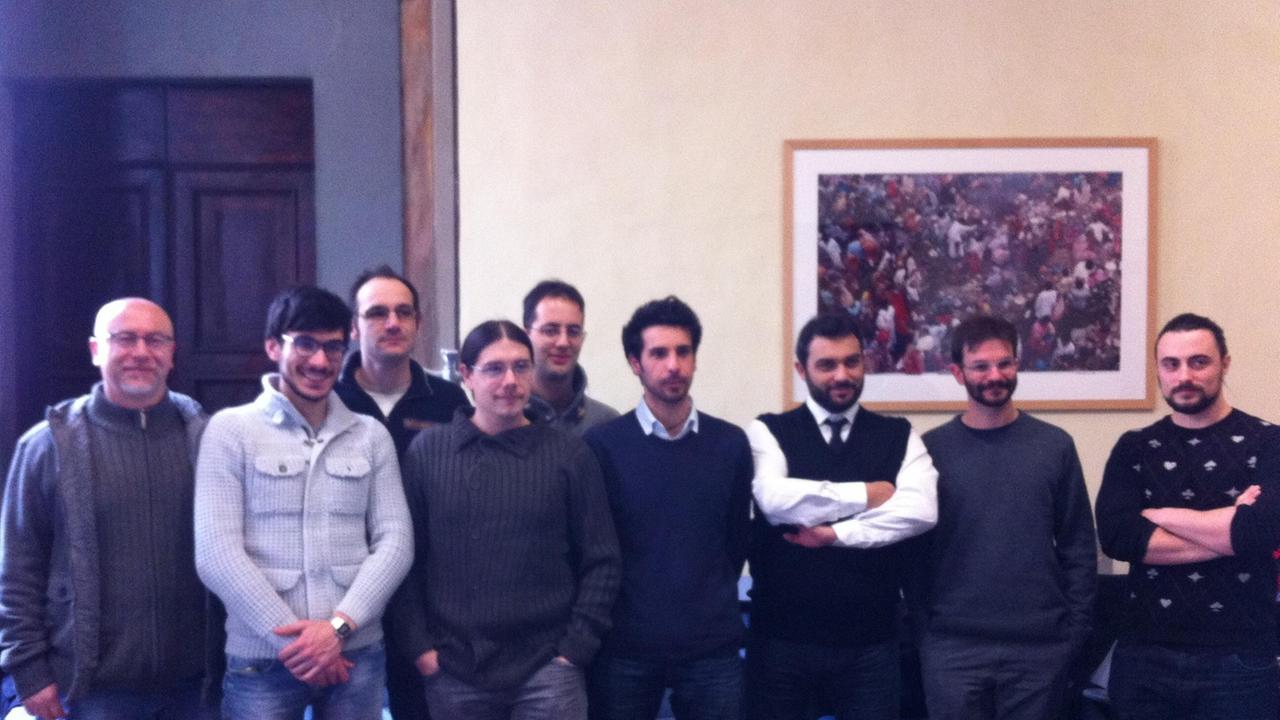 I partecipanti al corso di formazione per programmatore informatico