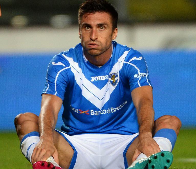 L'attaccante del Brescia Andrea Caracciolo 