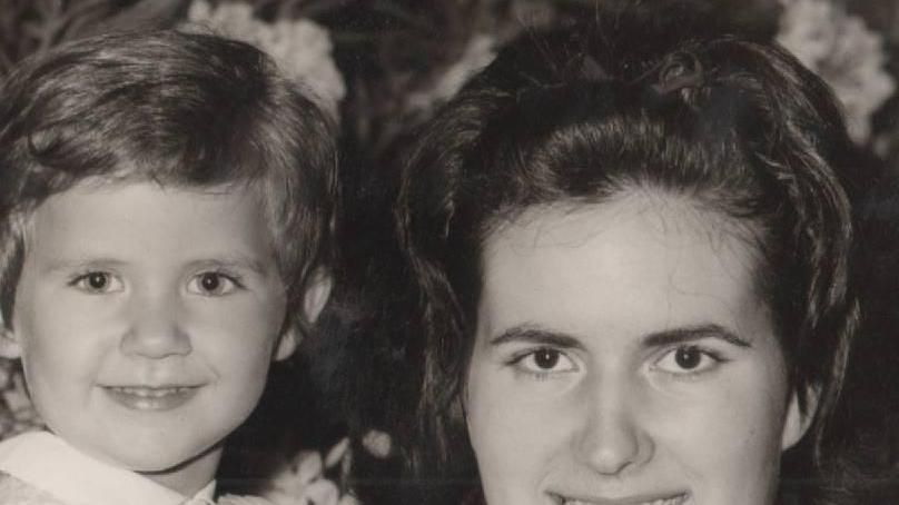 Elsa Martinelli in una foto d'epoca con la figlia Gabriella