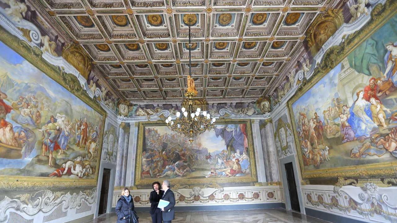 La Sala delle Baleari dopo i lavori