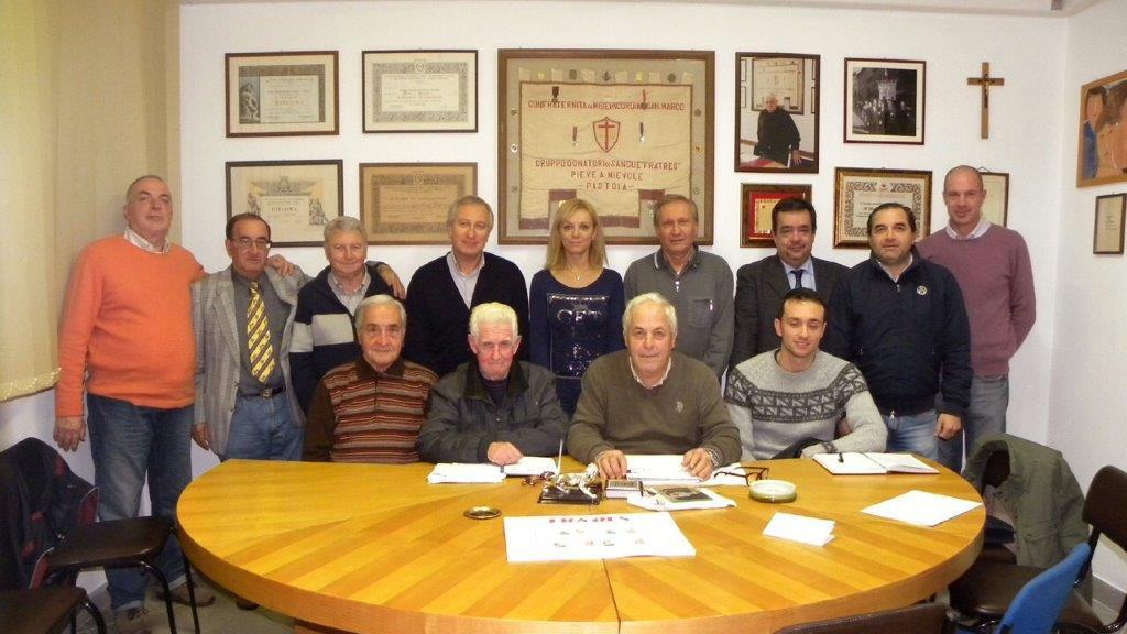 Il consiglio del gruppo Fratres di Pieve a Nievole