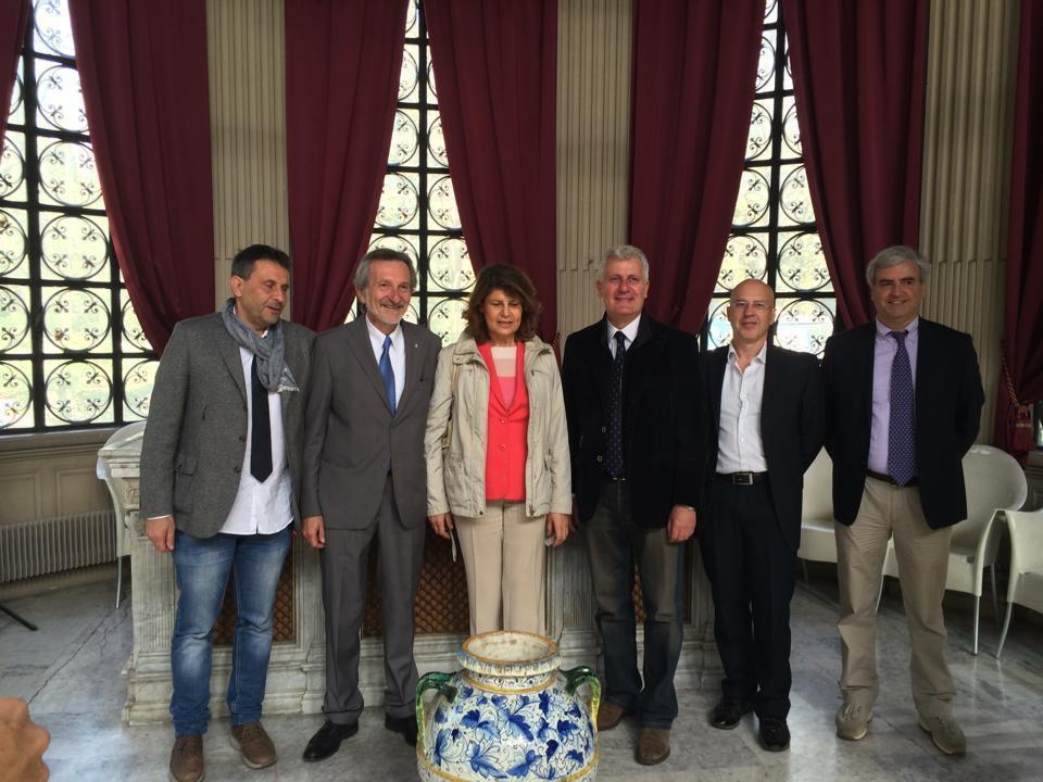 L'europarlamentare Silvia Costa in visita a Montecatini