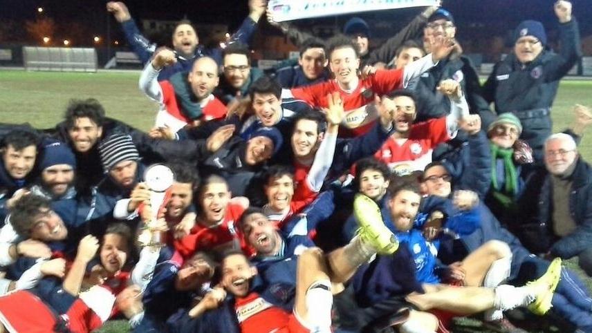 I festeggiamenti del Borgo a Buggiano vincitore della Coppa Provinciale 2014-15