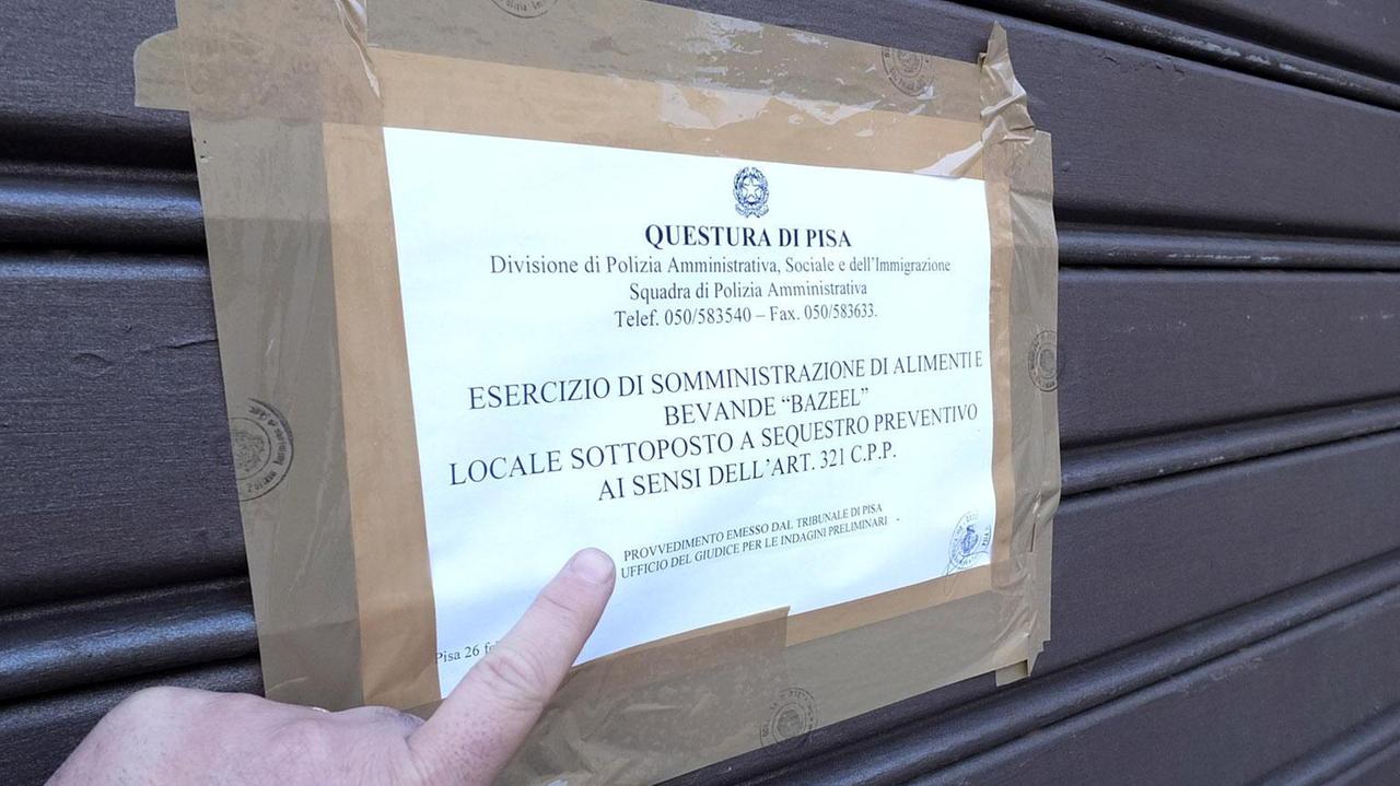 La questura mette i sigilli: “Bazeel” sotto sequestro