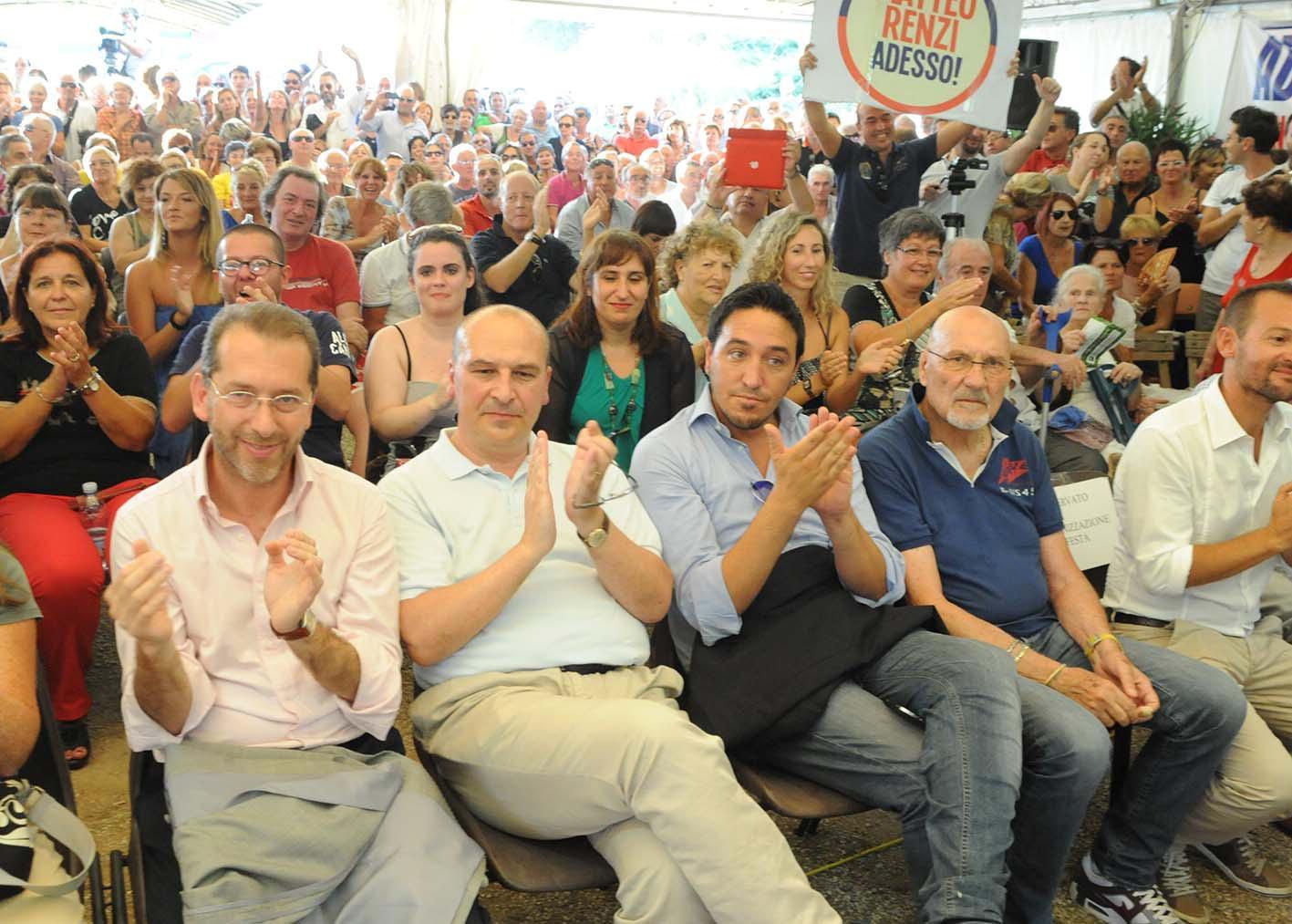 Gianni Anselmi col consigliere regionale uscente Matteo Tortolini