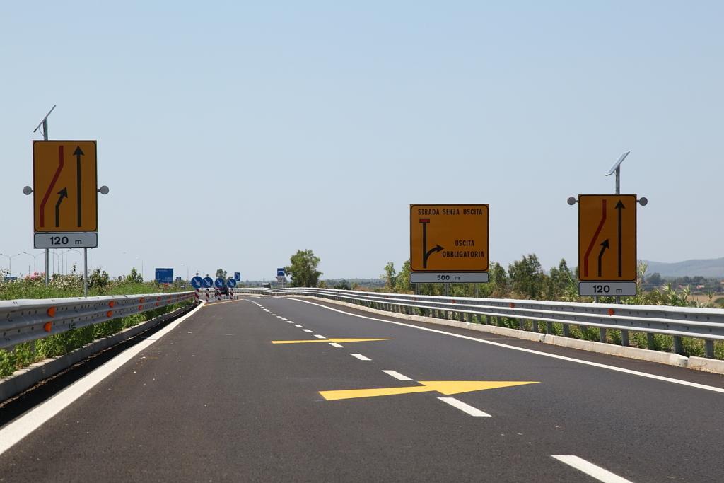 Un tratto della Sassari-Alghero