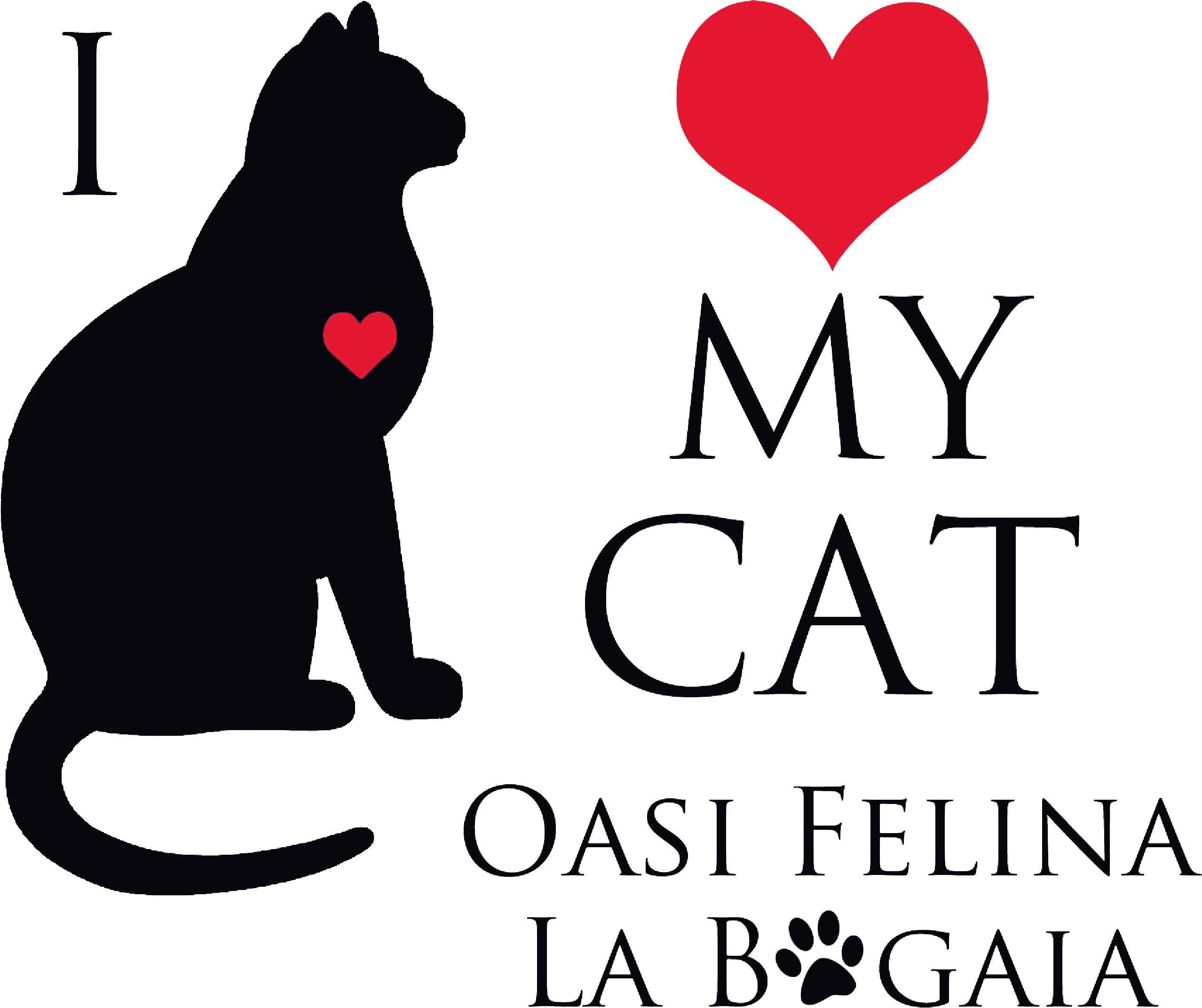 Il logo dell'oasi felina della Bogaia