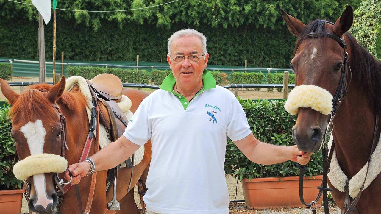 Ubaldo Gori, presidente uscente del rione Cervo Bianco