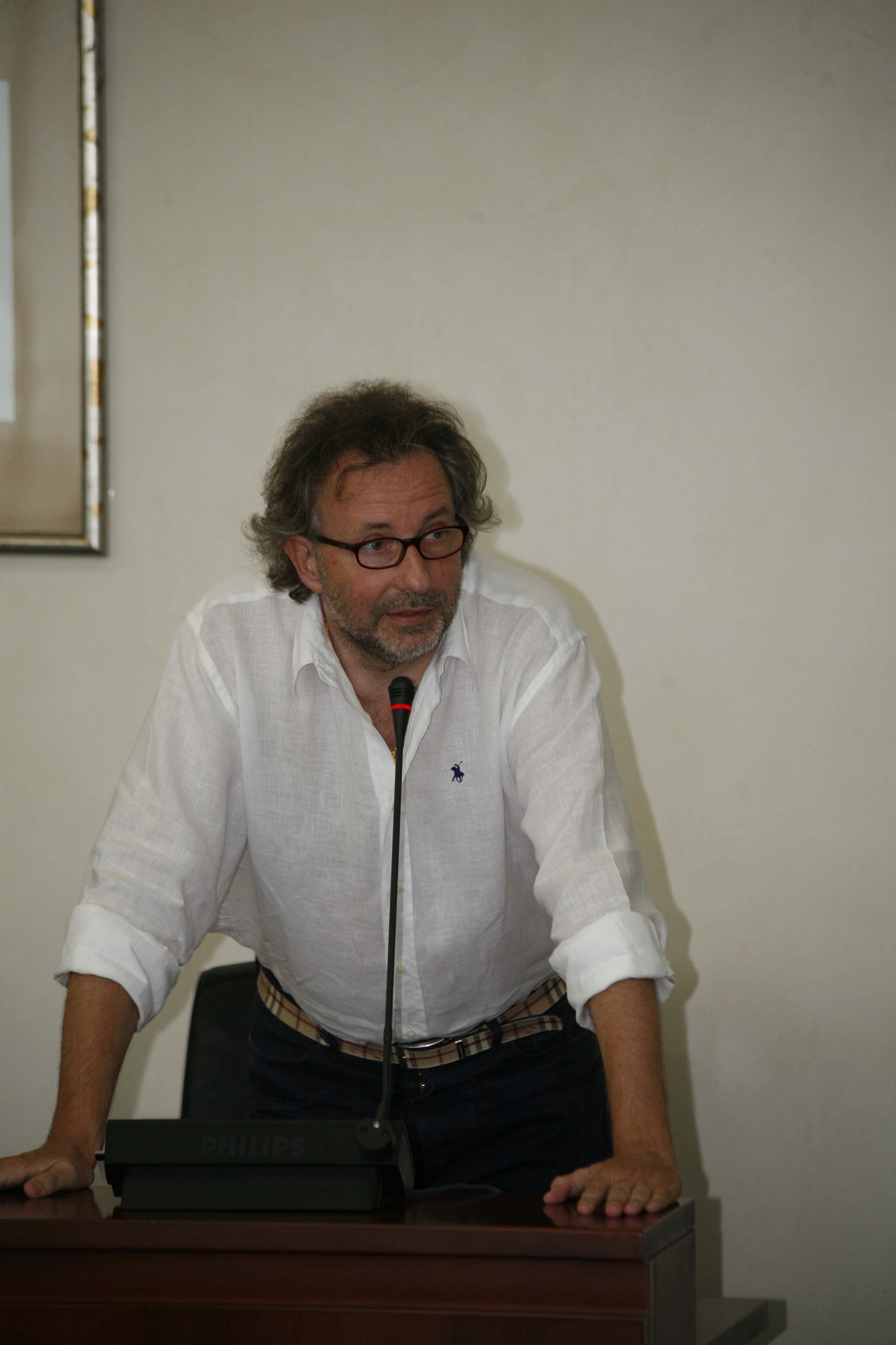 Massimiliano Baldini in consiglio comunale 