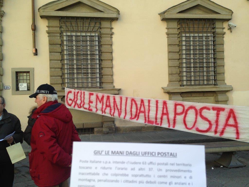 La protesta contro la chiusura