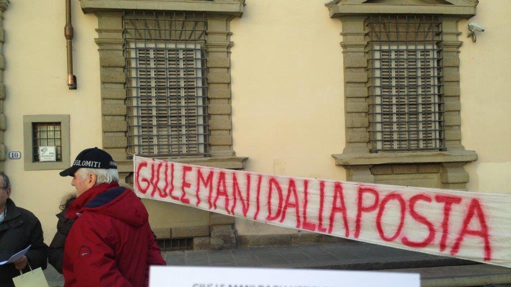 La protesta contro la chiusura