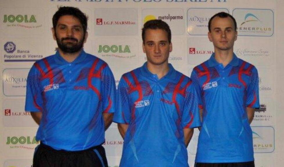 Tennistavolo, Apuania Carrara domina il campionato di B2