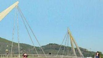 La ricostruzione al computer della passerella che sarà realizzata